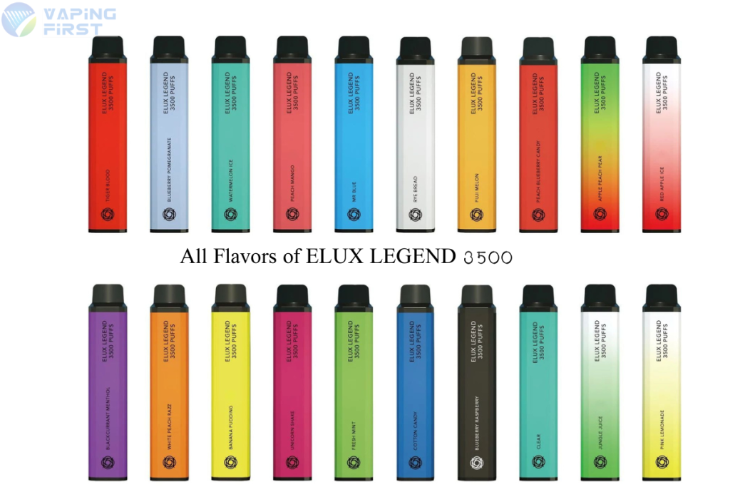 All Flavors of Elux Legend 3500